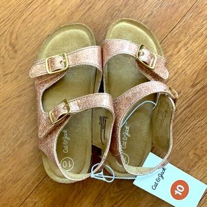 Girls glitter sandals